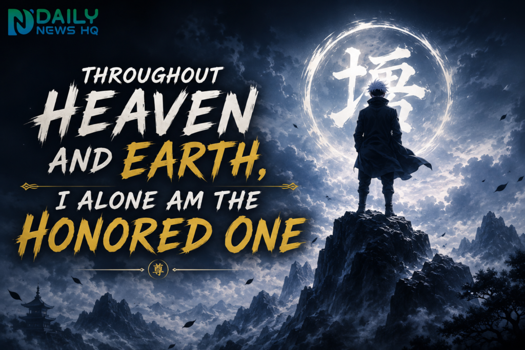 Throughout Heaven and Earth, I Alone Am the Honored One